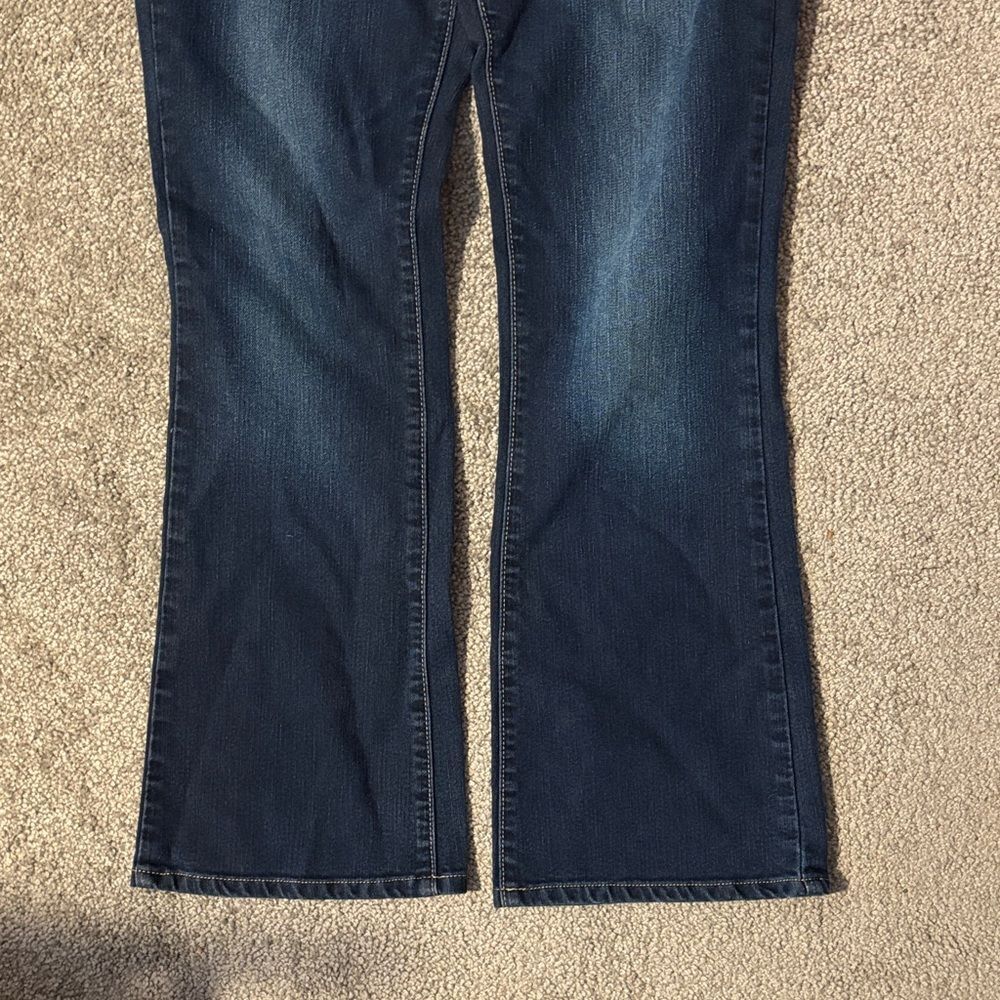 Y2K PAIGE Dark Indigo Women's Boot Cut Jeans. Size 27. - Picture 9 of 12